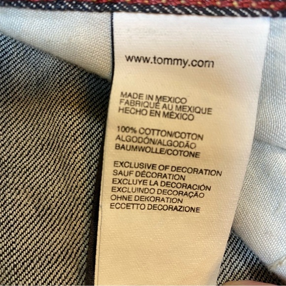 TOMMY HILFIGER JEANS MENS 32x34 DENIM PANT, CLASSIC STRAIGHT FIT, COTTON - Picture 10 of 16